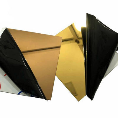 Heldere het Blad Gouden BEDELAARS van AISI 8k Rose Gold Mirror Stainless Steel