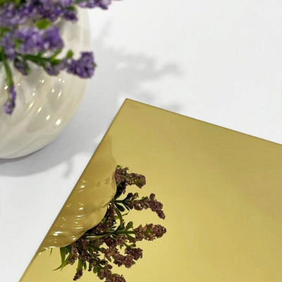 Heldere het Blad Gouden BEDELAARS van AISI 8k Rose Gold Mirror Stainless Steel