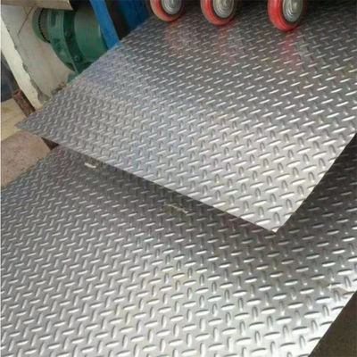 316L Blad van de de Steunbalkvloer van Diamond Stainless Steel Chequered Plate 8K het Anti