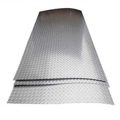304 316 201 Roestvrij staal Geruite Plaattuv ASTM Norm