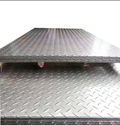 304 316 201 Roestvrij staal Geruite Plaattuv ASTM Norm