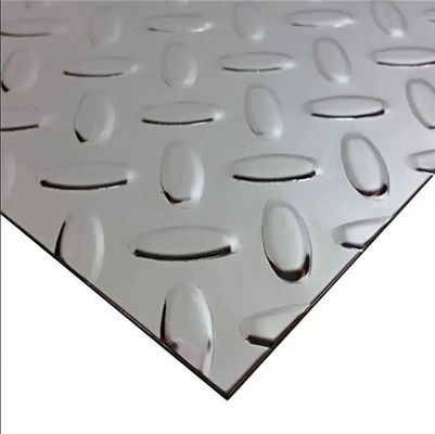 In reliëf gemaakte het Roestvrije staalplaat van 304 316 lidstaten Checkered Sheet ASTM