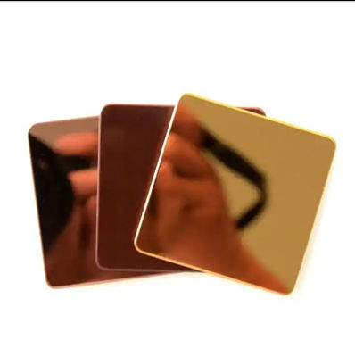 JIS-HL316l SS Gouden Blad van de Roestvrij staal Decoratief Plaat