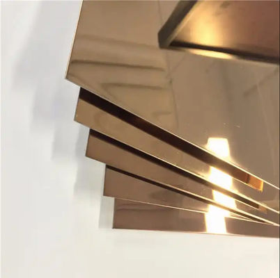 JIS-HL316l SS Gouden Blad van de Roestvrij staal Decoratief Plaat